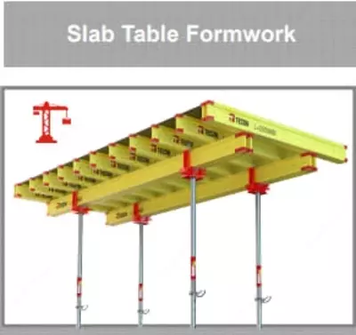 Опалубка с перекрытым столом