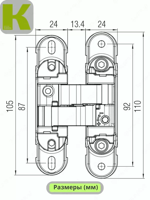 по запросу Скрытые петли Krona Koblenz (Италия)