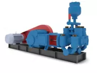 Насосный агрегат АН-125 с электродвигателем ВЗИ на раме