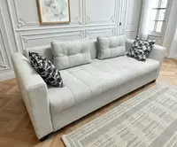 Dizayner yumshoq divan (to'g'ri) "Hazel" 3 ta yostiq