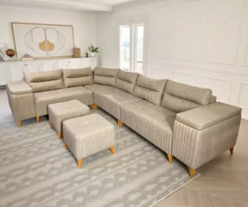 Yumshoq modulli mebellar to'plami (divanlar