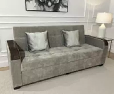 Дизайнерский мягкий диван (прямой) "Ash" 2 подушки