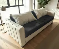 Дизайнерский мягкий диван (прямой) "Cameo" 2 декор. подушки