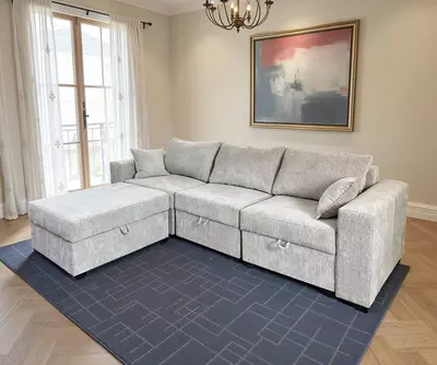 ткань (Светло-серый).