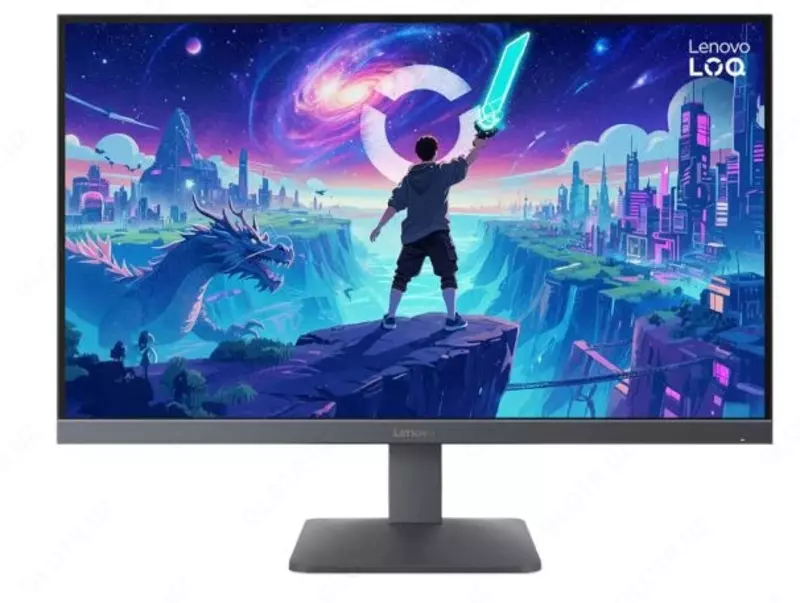 Lenovo LOQ 27Q-10 27 IPS Monitor (Luna Grey) 2K QHD  IPS  300 nit  180Hz  DisplayPort  2 x HDMI  VESA