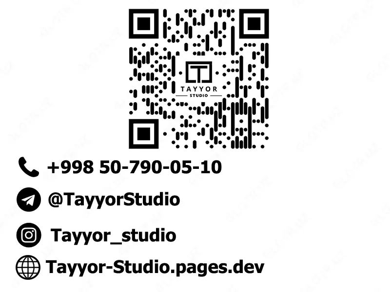  Tayyor Studio - создайте свой сайт  программу  дизайны визиток до лого - 