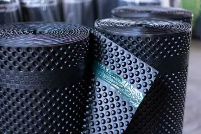 Дренажная кровельная мембрана (рулон) "Stekloizol" 39 кв.м, толщ. 2/3 мм