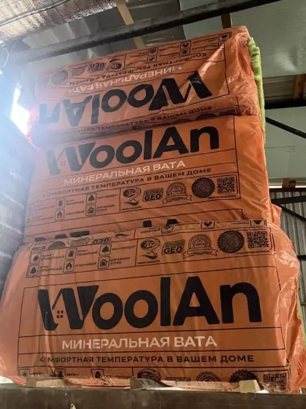 Минеральная вата для фасада WoolAn Issiq tom 20кг/м - от 14 600 сум