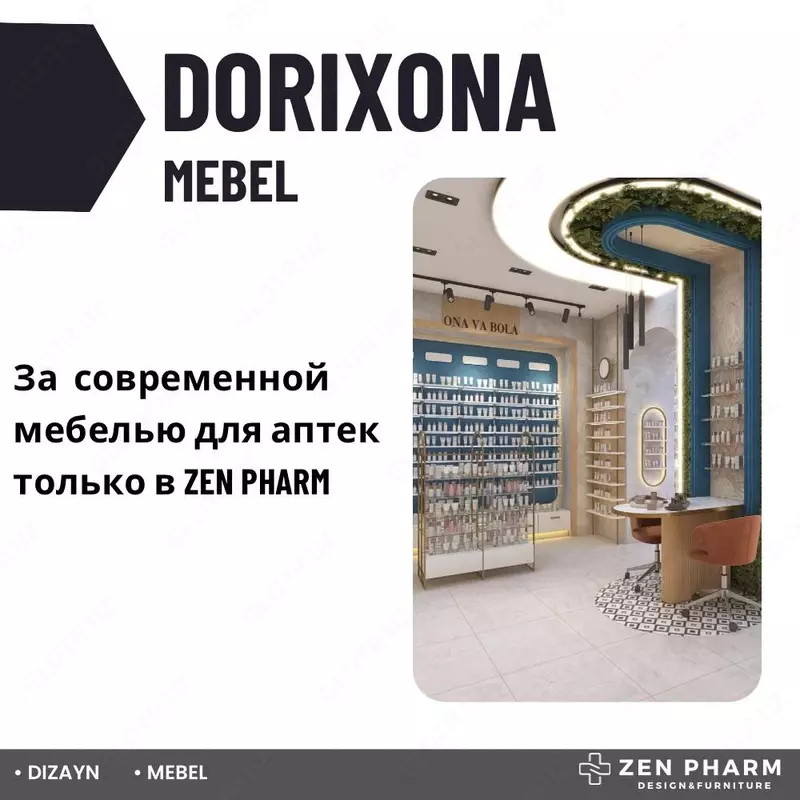Мебель для аптек