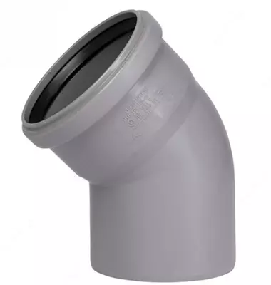 Kanalizatsiya yarim egilishi 45° Ø50 VERO