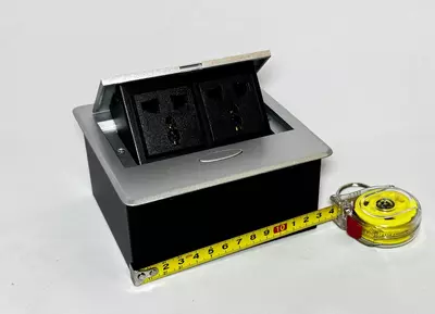 Настольная розетка Лючок Короб Напольная встраиваемая Мебельная розетка Socket