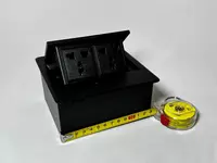 Настольная розетка SG2BL Лючок Короб Напольная встраиваемая Мебельная розетка Socket TradeMax.uz