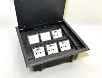 Настольная розетка Модульная розетка Лючок Короб Напольная встраиваемая Мебельная розетка Socket