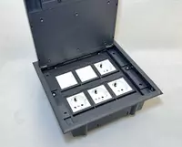 Настольная розетка Модульная розетка Лючок Короб Напольная встраиваемая Мебельная розетка Socket - от {0} сум