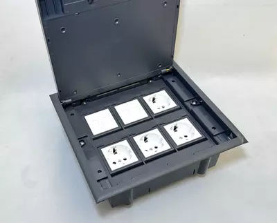 Настольная розетка Модульная розетка Лючок Короб Напольная встраиваемая Мебельная розетка Socket - 583 706.6 сум / шт