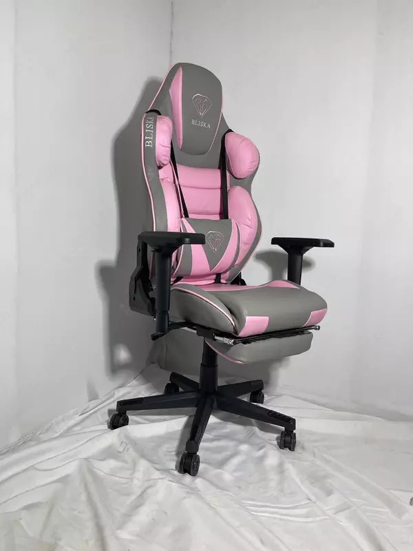 Игровое кресло BLISKA grey-pink