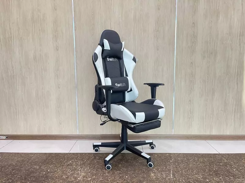 Игровое кресло Model:5727-PRO black white