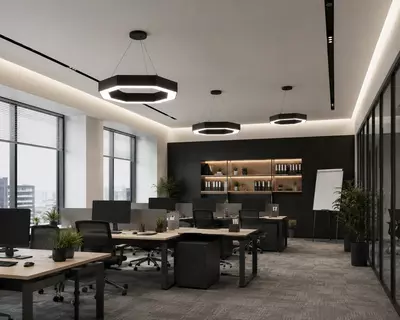  Ofis va binolar uchun loft uslubidagi osma LED yoritgich Ulgurji va chakana