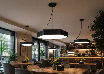   Ofis va binolar uchun loft uslubidagi osma LED yoritgich