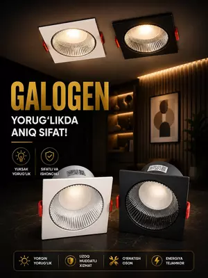 Yuqori sifatli galogen lampa