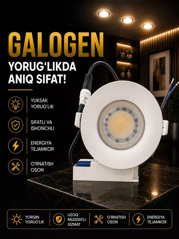Yuqori sifatli galogen lampa
