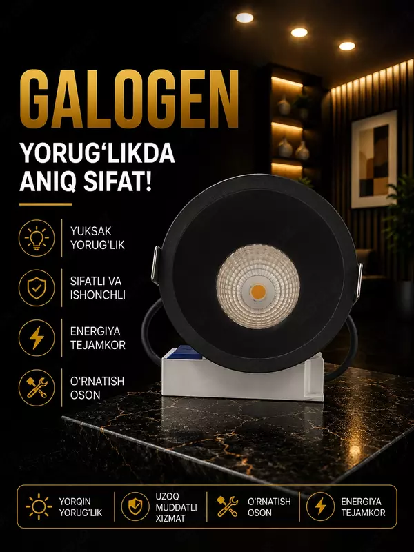 Yuqori sifatli galogen lampa