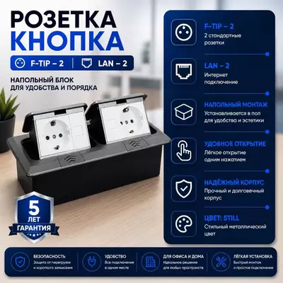 Stol usti rozetka Modul rozetka.