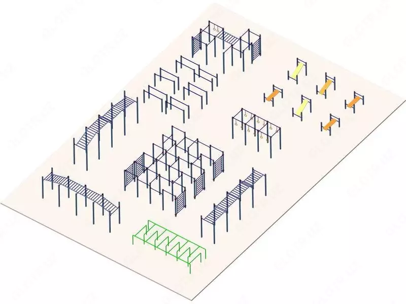 Система тренировок Workout Гимнастические перекладины