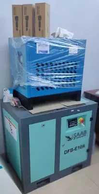 SAAB vintli kompressor 3 kVtdan 75 kVtgacha, 10/16 bar bosimda