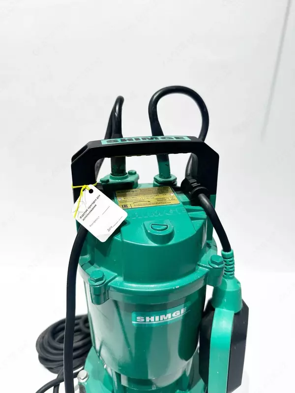 Погружной дренажный насос QDX 1.5‑25‑0.55 кВт с поплавком.