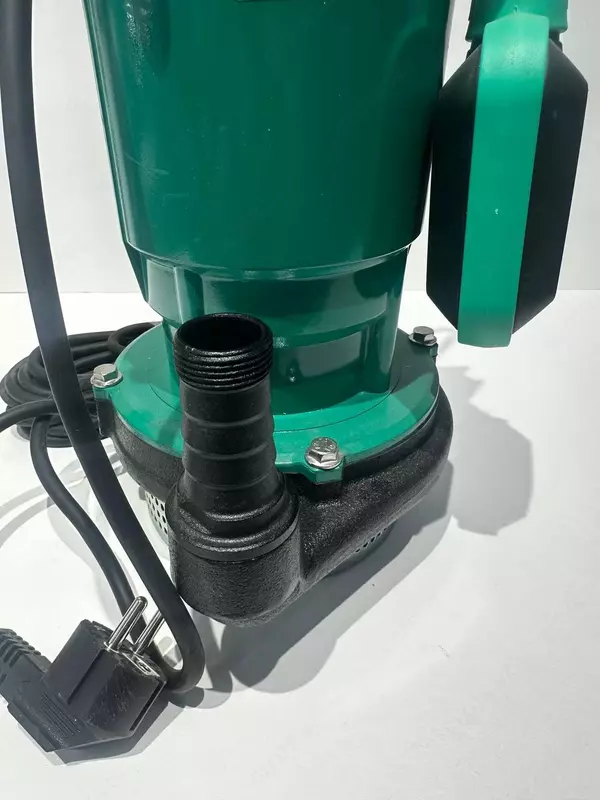 Погружной дренажный насос QDX 1.5‑25‑0.55 кВт с поплавком.