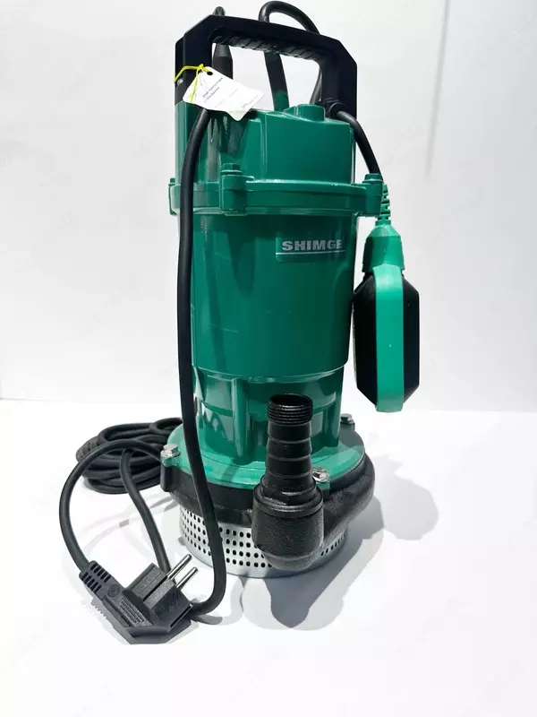 Погружной дренажный насос QDX 1.5-32-0.75 кВт с поплавком.