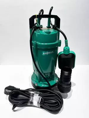 Погружной дренажный насос QDX 10-16-0.75 кВт с поплавком.