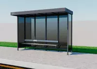 Автобусные остановки из металлического профиля "METALIX" (Ассортимент) Только в розницу