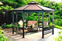 "METALIX" dam olish uchun dekorativ metall gazebos (assortiment)