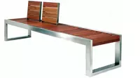 Декоративная двухместная скамья (с продолжением) "METALIX" MX-S2501