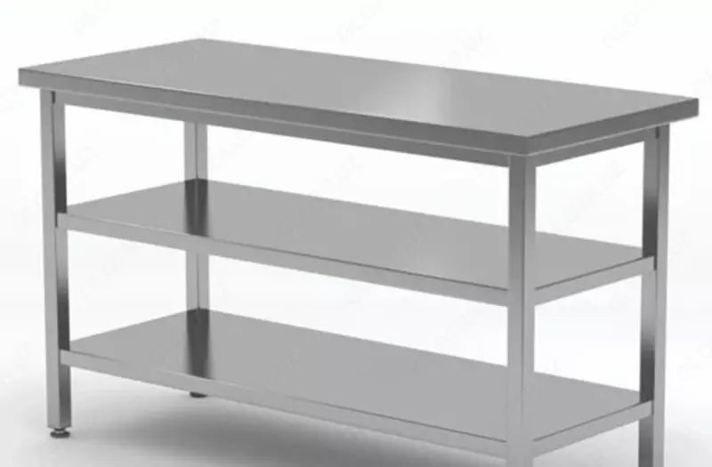 Промышленный кухонный стол-стеллаж "METALIX" MX-S2602