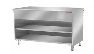 Промышленный шкаф (3 полки) "METALIX" MX-S2608, нерж. сталь, круглый профиль, отделка Satin