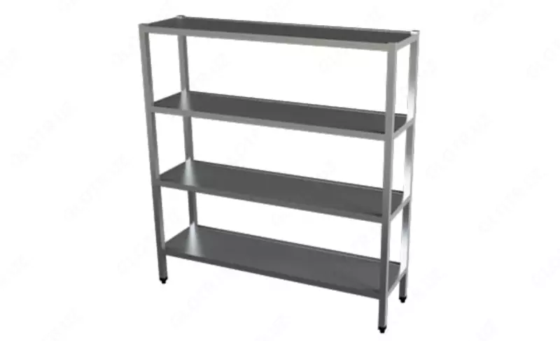 Oshxona uchun sanoat tokchasi (4 javon) "METALIX" MX-S2412