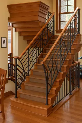 Лестничные перила (Категория 4) "METALIX" СТИЛЬ 4В