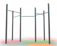 Многоуровневый турник "METALIX" MX-WO-01.32