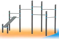 Многоуровневый турник "METALIX" MX-WO-01.12