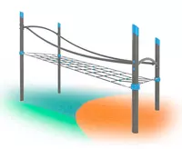 Спортивный уличный комплекс (Полоса препятствий) "METALIX" MX-WO-01.42