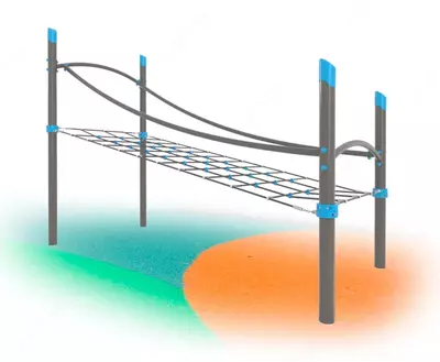 Спортивный уличный комплекс (Полоса препятствий) "METALIX" MX-WO-01.42