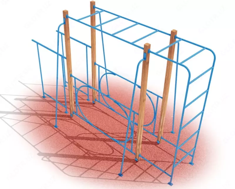Спортивный уличный комплекс (Детский рукоход Кенга 1) "METALIX" MX-WO-02.02