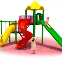 Ochiq bolalar maydonchasi METALIX DIP 01  yosh. mushuk. 4+  S=67 m2  vazni 567 kg