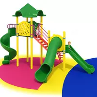 Уличная детская игровая площадка METALIX ДИП 09  возраст. кат. 4+  S=29 м2  вес 427 кг