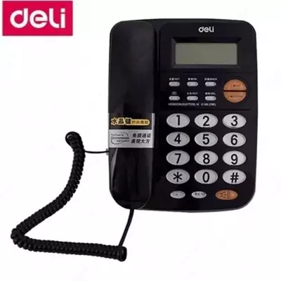 Телефонный аппарат со шнуром Deli 780 - 200 000 сум / шт