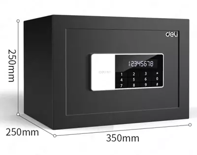 Сейф Deli 92619 /35*25*25/10кг