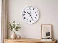  Devor soati dumaloq oq 36 5 sm Deli 9006 Chakana savdo